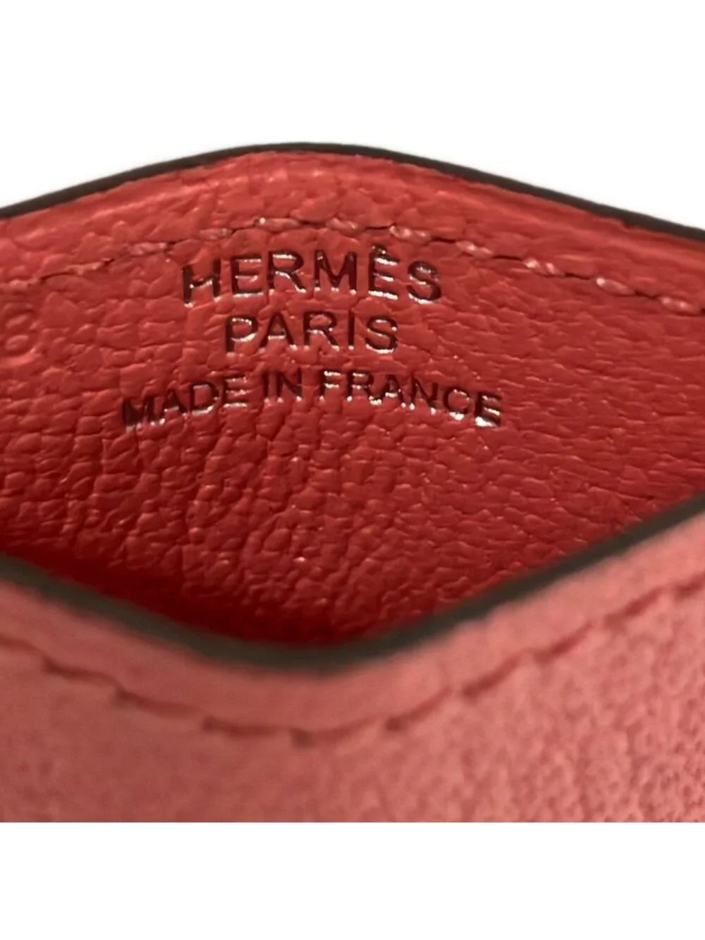 Hermes Card Case Diabolo Roseate Silver